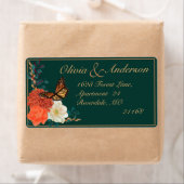 Hochzeit im Herbst Dark Green Floral Monarch Butte (Insitu)