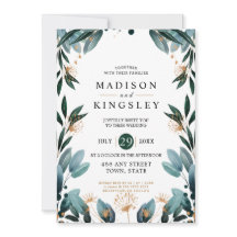 Hochzeit im Herbst 🍂 Deep Blue Floral Elegante 💙