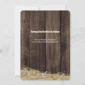 Hochzeit im Herbst der Herbstmarken Save The Date (Rückseite)