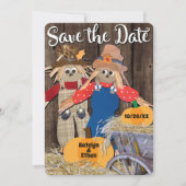 Hochzeit im Herbst der Herbstmarken Save The Date (Vorderseite)
