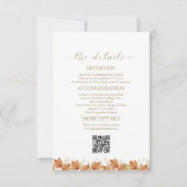 Hochzeit im Herbst der Kürbiskerne Einladung (Vorderseite)