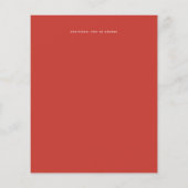 Hochzeit im Herbst der Navy von Budget Ginger Herb (Rückseite)