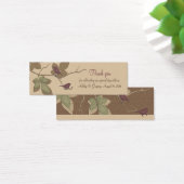 Hochzeit im Herbst der Vögel und Blätter (Schreibtisch)