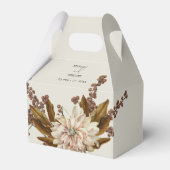 Hochzeit im Herbst der Wasserfarben im Herbst Geschenkschachtel (Vorderseite)