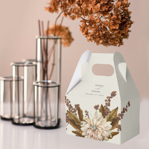 Hochzeit im Herbst der Wasserfarben im Herbst Geschenkschachtel