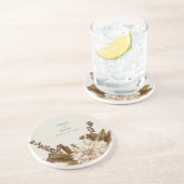 Hochzeit im Herbst der Wasserfarben im Herbst Getränkeuntersetzer (Seite)