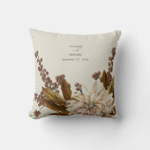 Hochzeit im Herbst der Wasserfarben im Herbst Kissen (Vorderseite)