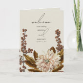 Hochzeit im Herbst der Wasserfarben im Herbst Programm (Vorderseite)