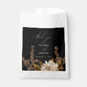 Hochzeit im Herbst des blorschwarzen Herbstes Geschenktütchen (Vorderseite)