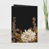 Hochzeit im Herbst des blorschwarzen Herbstes Programm (Rückseite)