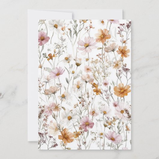 Hochzeit im Herbst Einladung (Rückseite)