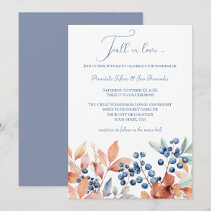 Hochzeit im Herbst Einladung