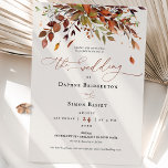 Hochzeit im Herbst Einladung Burnt Orange Moderne<br><div class="desc">Editable Hochzeit im Herbst Stationery mit einem modernen Script-Schriftart und Burnt Orange Colors. Editieren Sie Text, Schriftart, Schriftart, Schriftart, Zeilen- und Textabstand, Hintergrund und mehr rechts in Ihrem Browser! Sie können alles an Ihr Event-Schema anpassen. Während die Grundlagen des Designs für Sie geschaffen wurden, können Sie es mit einer Touch...</div>