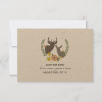 Hochzeit im Herbst Floral Deh Save the Date