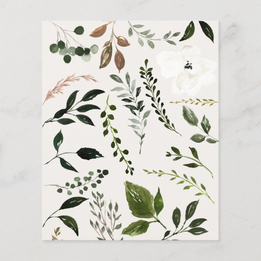 Hochzeit im Herbst Flyer (Hinten)