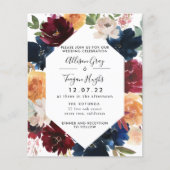 Hochzeit im Herbst | Flyer Haushalt (Vorne)