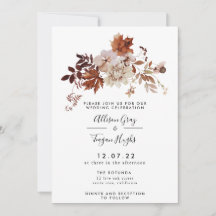 Hochzeit im Herbst | Flyer Haushalt