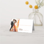 Hochzeit im Herbst für Herbst - künstlerische Plat Platzkarte (Vorderseite)