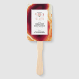 Hochzeit im Herbst für Rottagate und Rahmen Fächer