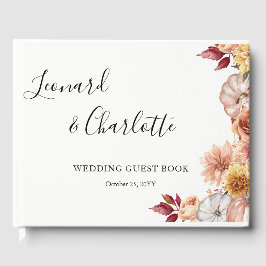 Hochzeit im Herbst Gäste buchen Sake Gästebuch