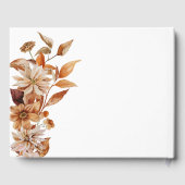 Hochzeit im Herbst Gästebuch (Rückseite)