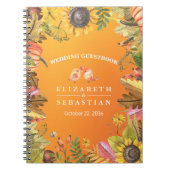 Hochzeit im Herbst Gästebuch Herbstmaple Blätter P Notizblock (Vorderseite)