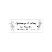 Hochzeit im Herbst Handgezogene Blätterzweige mit  Permastempel (Design)