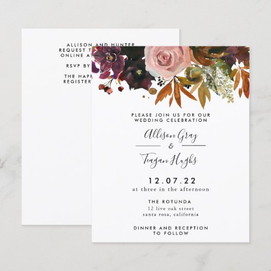 Hochzeit im Herbst | Haushalt (Vorne/Hinten)