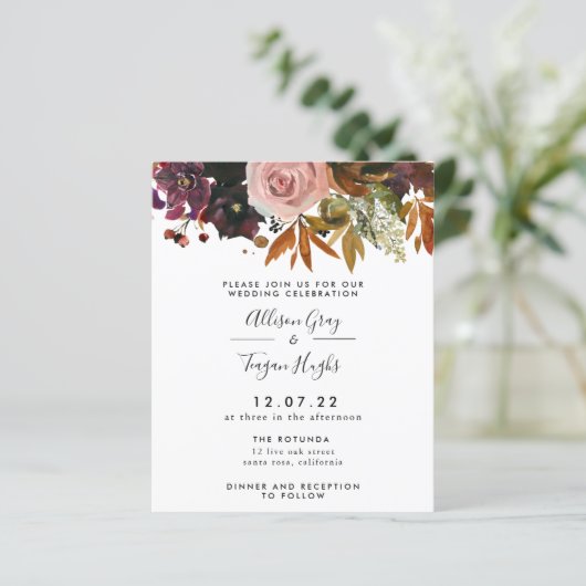 Hochzeit im Herbst | Haushalt (Stehend Vorderseite)