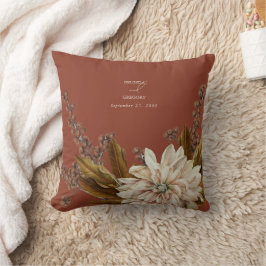 Hochzeit im Herbst Herbst Flora und Fauna Kissen