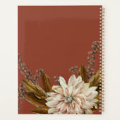 Hochzeit im Herbst Herbst Flora und Fauna Planer (Rückseite)