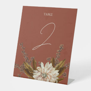 Hochzeit im Herbst Herbst Flora und Fauna Sockelschild