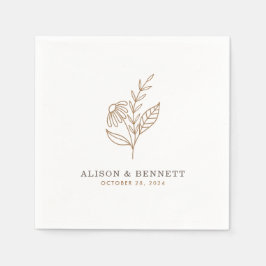 Hochzeit im Herbst Herbst Frühjahr Serviette