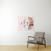 Hochzeit im Herbst Hintergrund, Empfang Foto Stand Wandteppich (Beispiel (Horizontal))