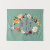 Hochzeit im Herbst Hintergrund Herbst Foto Stand B Wandteppich (Vorderseite (Horizontal))