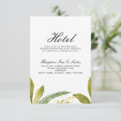 Hochzeit im Herbst Hotel Card - Rustikale Ernte Gr Begleitkarte (Stehend Vorderseite)