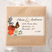 Hochzeit im Herbst Ivory Blumenmonarch Butterfly (Insitu)