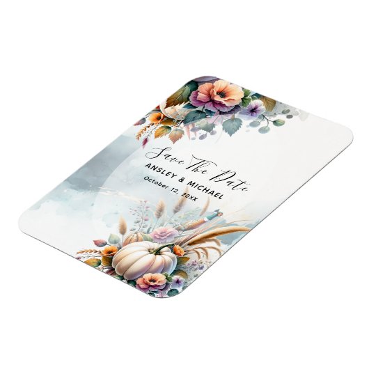 Hochzeit im Herbst Magnet (Linke Seite)