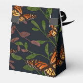 Hochzeit im Herbst Monarch Butterfly Black Gefälli Geschenkschachtel (Rückseite)