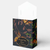 Hochzeit im Herbst Monarch Butterfly Black Gefälli Geschenkschachtel (Geöffnet)