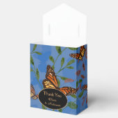 Hochzeit im Herbst Monarch Butterfly Blue Geschenkschachtel (Geöffnet)