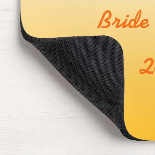 Hochzeit im Herbst Mousepad (Ecke)