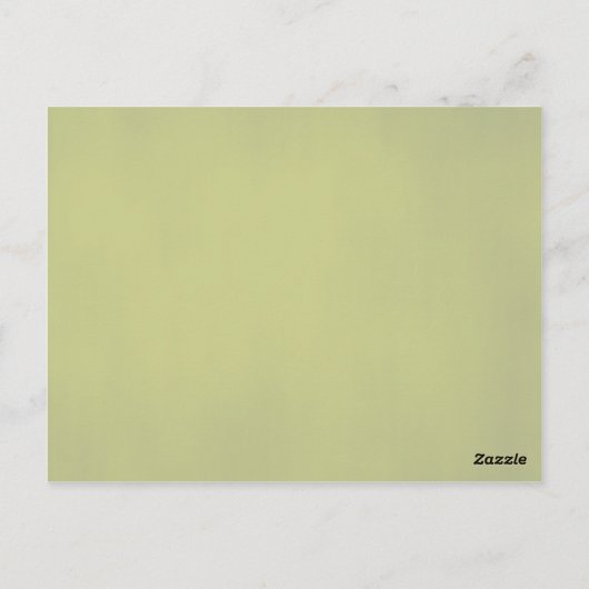 Hochzeit im Herbst Postkarte (Rückseite)