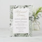 Hochzeit im Herbst Probe Abendessen Einladung (Stehend Vorderseite)