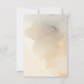 Hochzeit im Herbst-RSVP-Karte RSVP Karte (Rückseite)