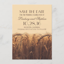Hochzeit im Herbst Save the Date Einladungen