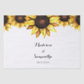 Hochzeit im Herbst Seidenpapier (Vorderseite)