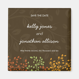 Hochzeit im Herbst:: Speichern der Datumsmagnete Magnet
