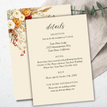 Hochzeit im Herbst Terracotta Rust Boho