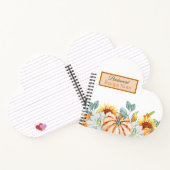Hochzeit im Herbst Theme Bridesmaid für Notebook Notizblock (Innenseite)